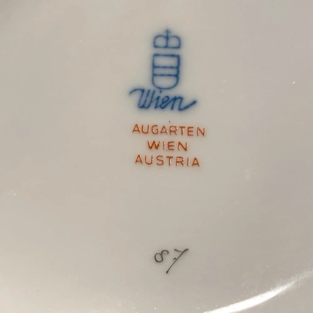 Augarten‎ Wien Austria Porcelain Cachepot 5